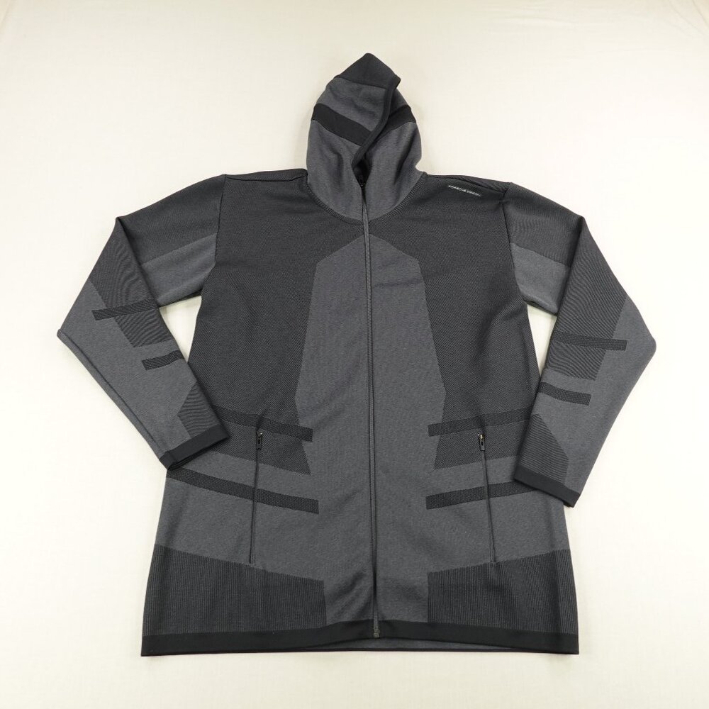 Puma Jacket Mens 2XL Gray Active Evo Porsche Design Mid Layer Hoodie Full Zip Up